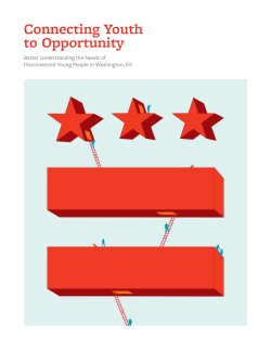 Connecting Youth to Opportunity: Better Understanding