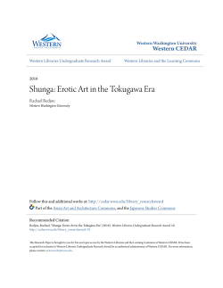 Shunga: Erotic Art in the Tokugawa Era