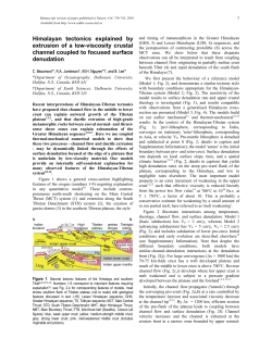 Himalayan tectonics explained by extrusion of a low