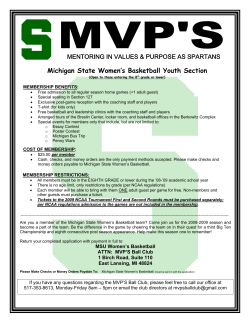 Michigan State Women`s Basketball Youth Section