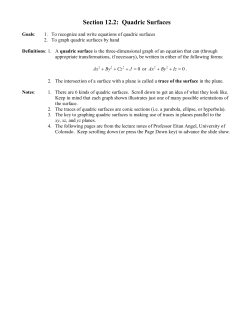 Calculus III -- Fall 2008 - Lecture 6 -
