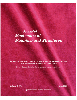 Quantitative evaluation of mechanical properties of cell membranes