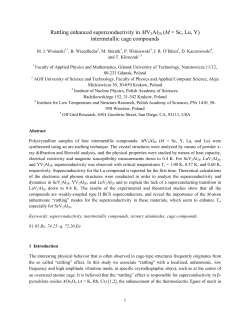 intermetallic cage compounds