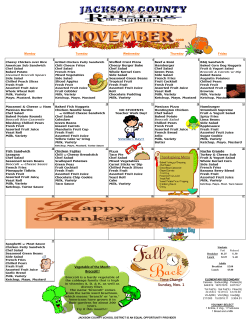 Time Change Sunday, Nov. 1 - Jackson County School District