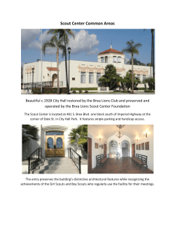 Scout Center Common Areas