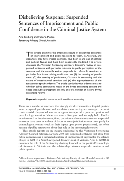 Disbelieving Suspense: Suspended Sentences of