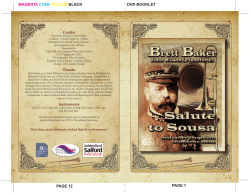 MAGENTA CYAN YELLOW BLACK DVD BOOKLET PAGE 1 PAGE 12