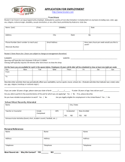 application for employment