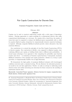 Pair Copula Constructions for Discrete Data