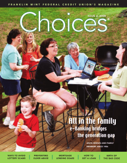 All in the family - Franklin Mint Federal Credit Union