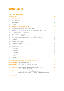 CONTENTS - Prison Reform Trust