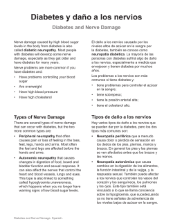 Diabetes and Nerve Damage - Spanish