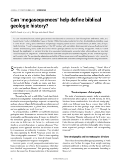 megasequences - Creation Ministries International