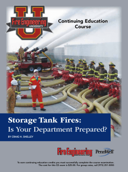 Storage Tank Fires