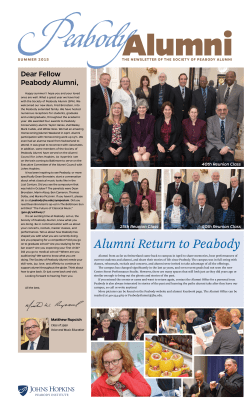 Alumni - Peabody Institute