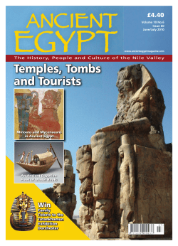 Ancient Egypt: June/July 2010 Voume 10, No 6: Issue No. 60, pg 60