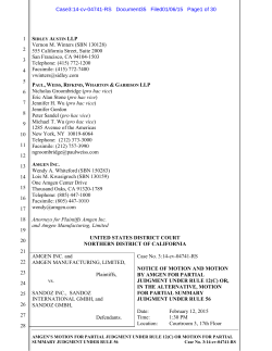 Motion for Partial Summary Judgment