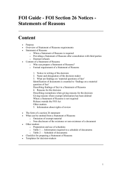 FOI Guide - FOI Section 26 Notices