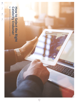 How to select the right celebrity endorser