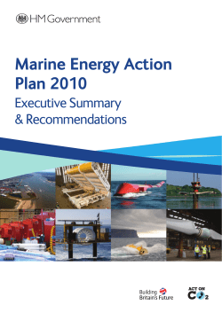 Marine Energy Action Plan 2010