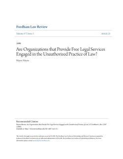 Are Organizations that Provide Free Legal