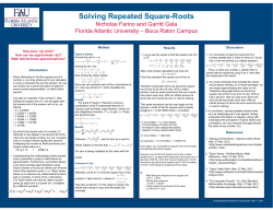 Solving Repeated Square-Roots