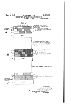 Production of color negative film containing integral masking images