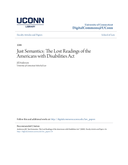 The Lost Readings of the Americans with Disabilities Act
