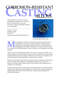 Corrosion-resistant Casting Alloys