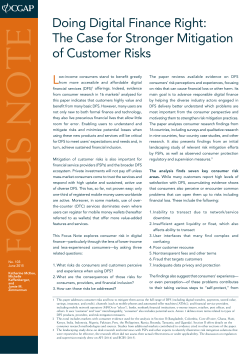 Doing Digital Finance Right: The Case for Stronger