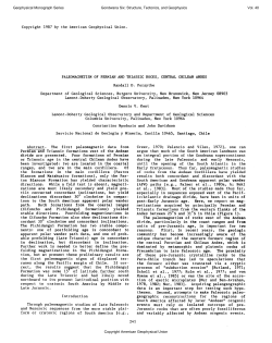 Paleomagnetism of Permian and Triassic rock, central Chilean Andes