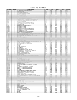 Service Pro - Fuel Filters