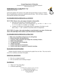Adding Decimals - Woodburn School District