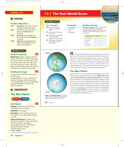 14.1 The Vast World Ocean