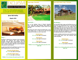 GREAT RIFT VALLEY - Exclusive Eco