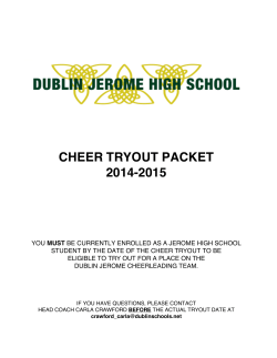 DJHS Cheer packet 14_15 - Dublin Jerome HS Cheer