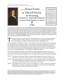 A Proposal for Promoting Useful Knowledge (American