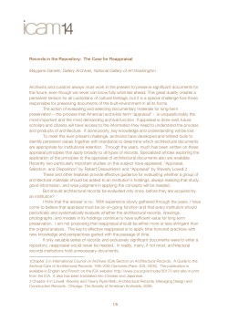Maygene Daniels, Records in the Repository: The Case for