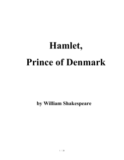 Hamlet, Prince of Denmark