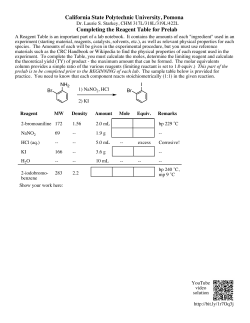 reagent table practice.cdx
