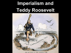 Imperialism and Teddy Roosevelt