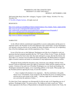 PRESIDENTS AND THE CONSTITUTION PRESIDENT AS CHIEF