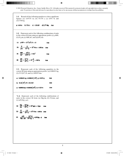 1 1&ndash;1. Round off the following numbers to three significant figures