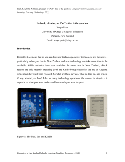 Netbook, eReader, or iPad?