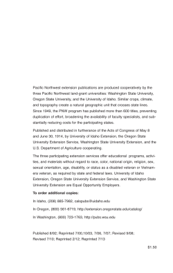 Using and Caring for your Pressure Canner