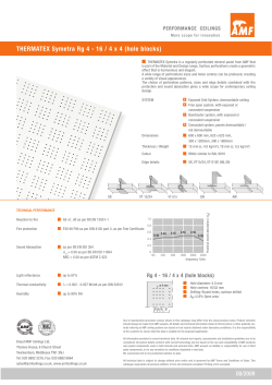 THERMATEX Symetra Rg 4 - 16 / 4 x 4 (hole blocks)