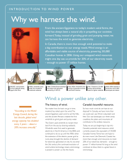 Canadian Wind Energy Association - Wind