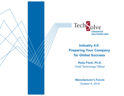Industry 4.0 - Sharonville Chamber of Commerce