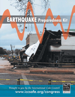 Earthquake Preparedness Kit