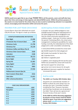 Spending Overview 2015 &ndash; 2016 - Rhodes Avenue Primary School